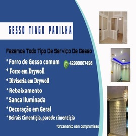 GESSO TIAGO PADILHA